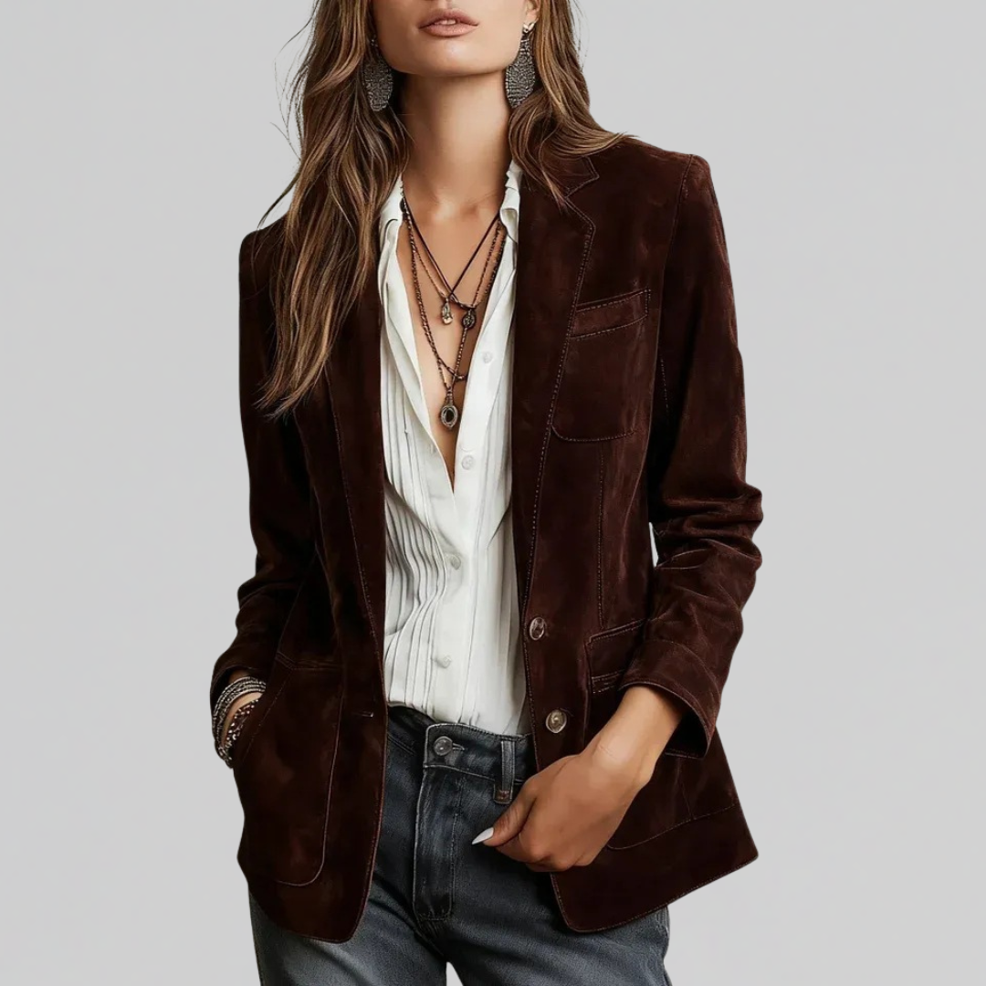Brenda | Suede-Touch Blazer