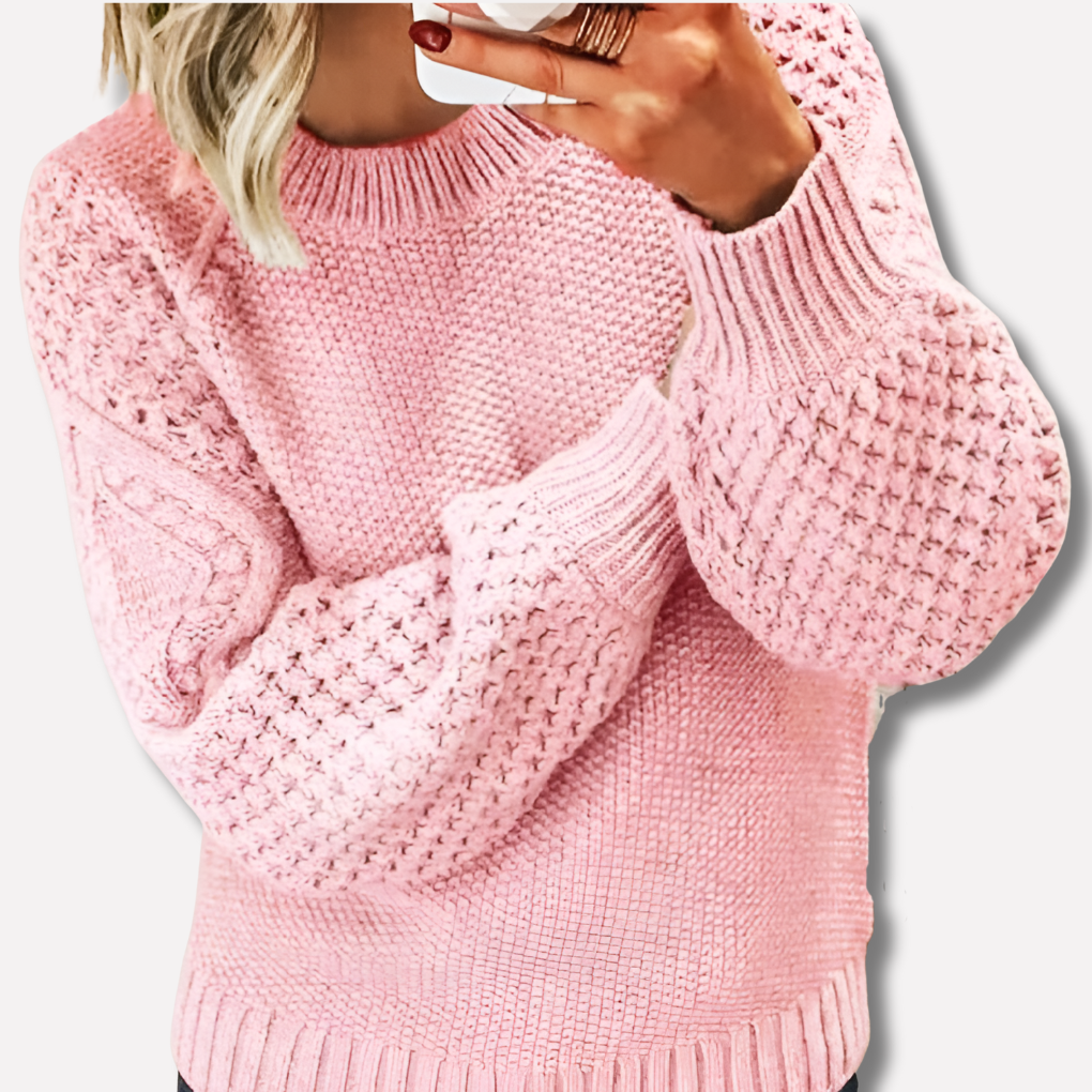 Clara | Elegant Warm Knit Sweater