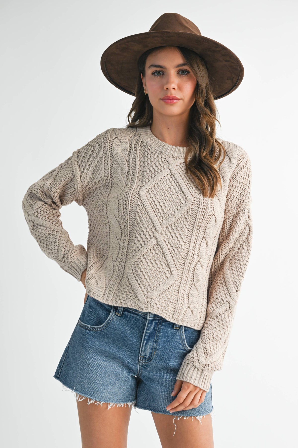 Adela | Cable Knit Sweater