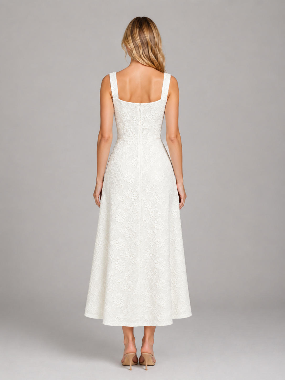 Cosima | Jacquard Midi Dress