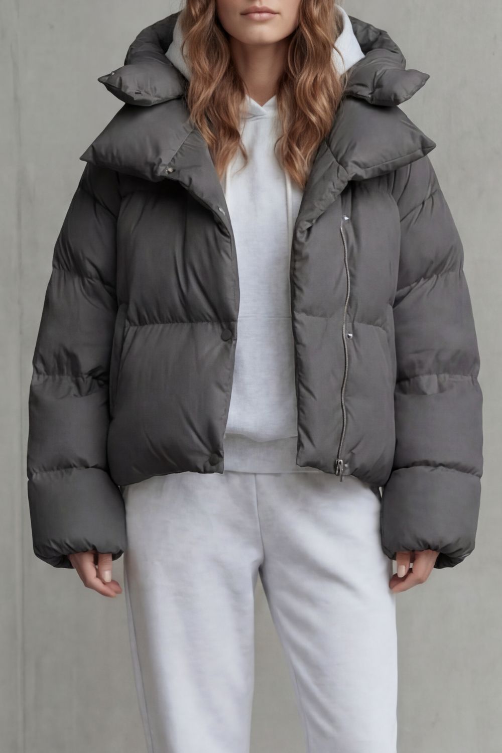 Kacob | Cropped Puffer Jacket