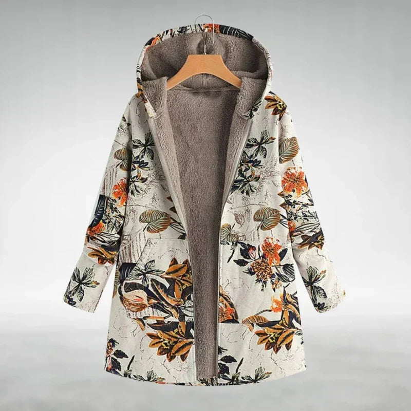 Women's Floral Hooded Jacket, Lightweight - Lydia