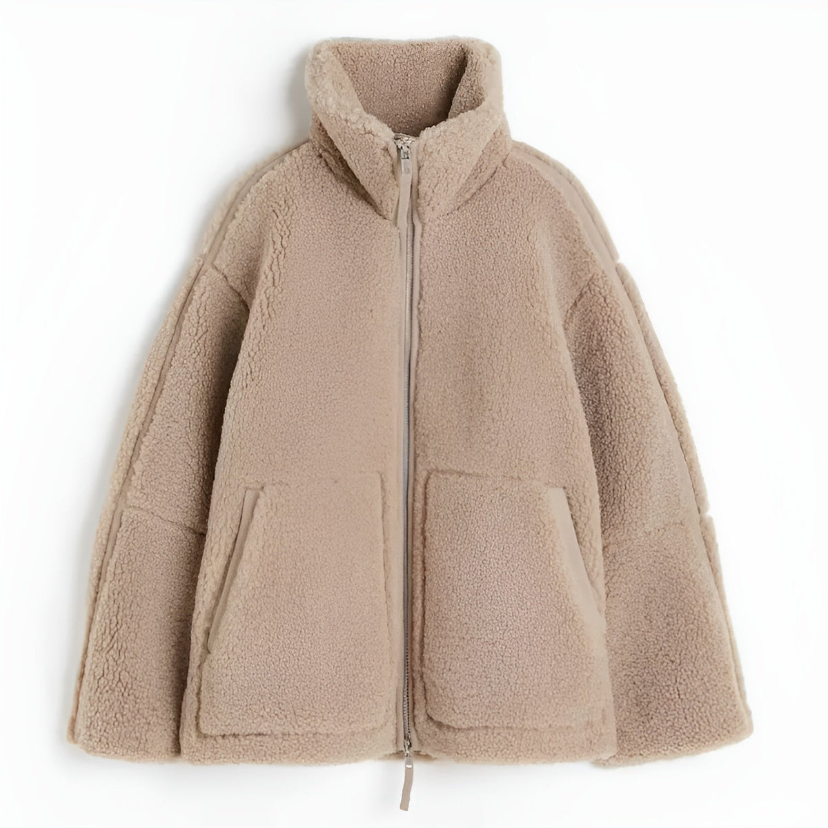 Women's Open-Front Teddy Coat, Relaxed Fit - Aven