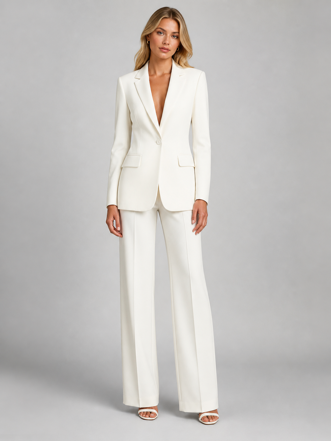 Celine | Blazer & Wide-Leg Trouser Set