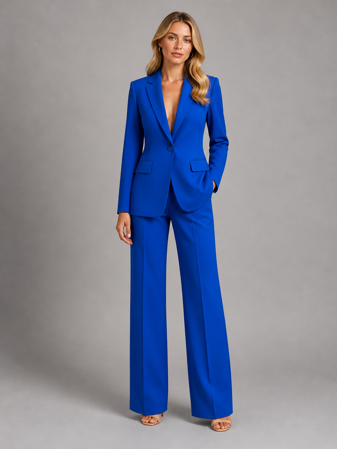 Celine | Blazer & Wide-Leg Trouser Set
