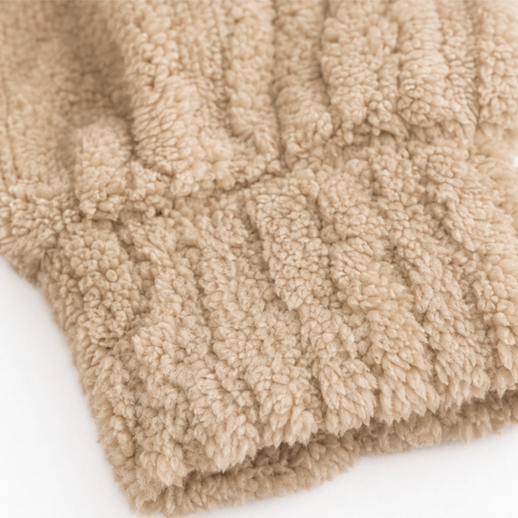 Women's Cable Knit Sweater, Quarter Zip with Stand Collar