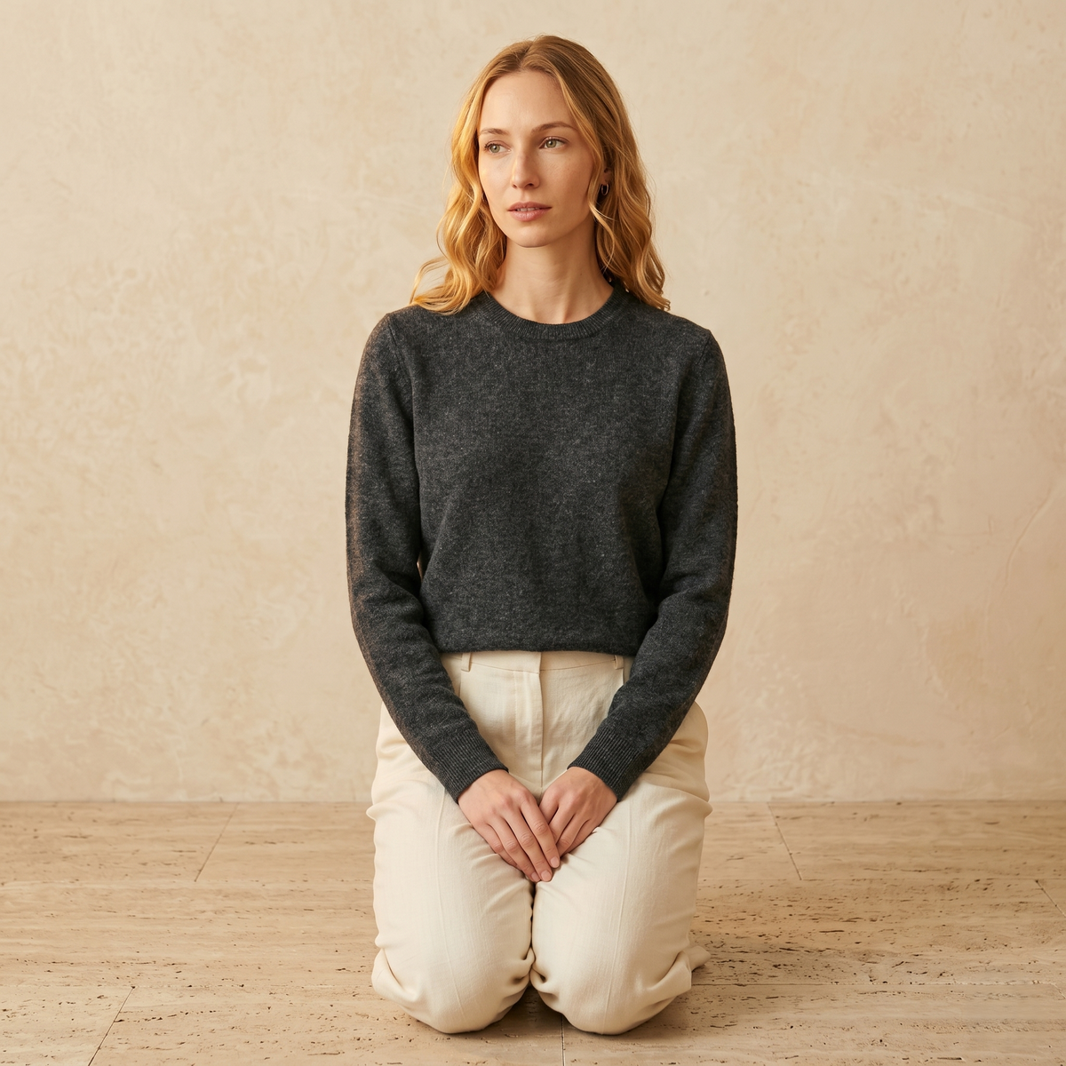 The Original | Undyed Cashmere Crewneck Sweater