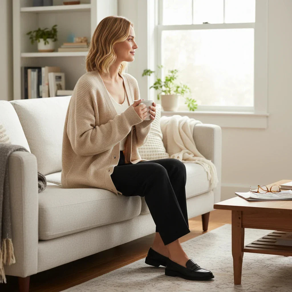 Women's Oversized Ribbed Knit Cardigan