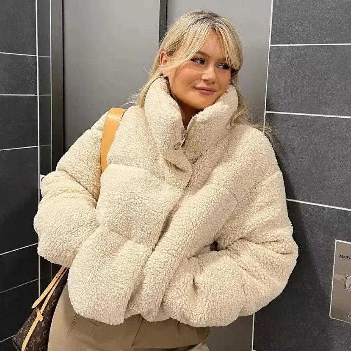 Sienna | Women's Oversized Teddy Fleece Jacket