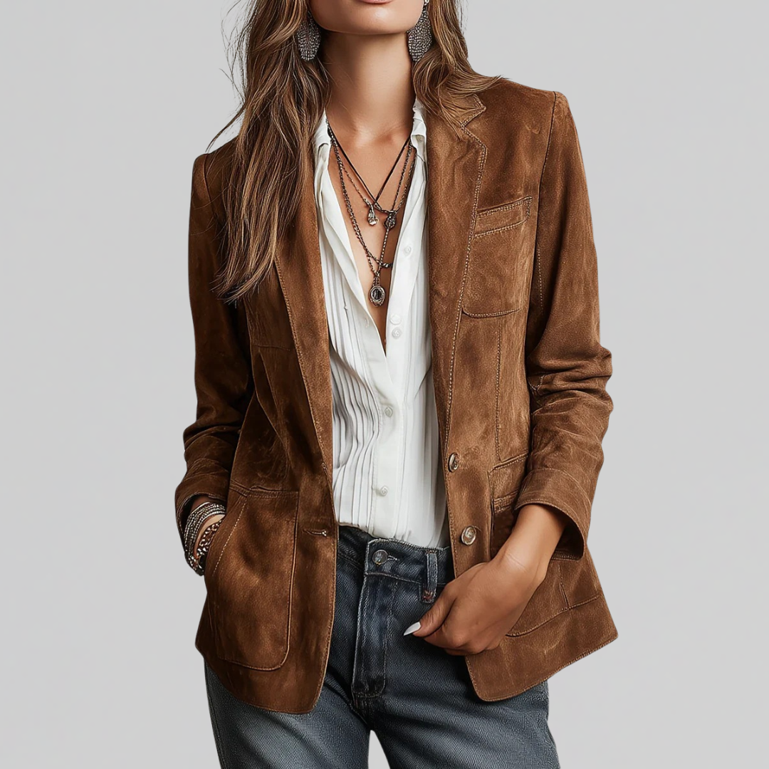 Brenda | Suede-Touch Blazer