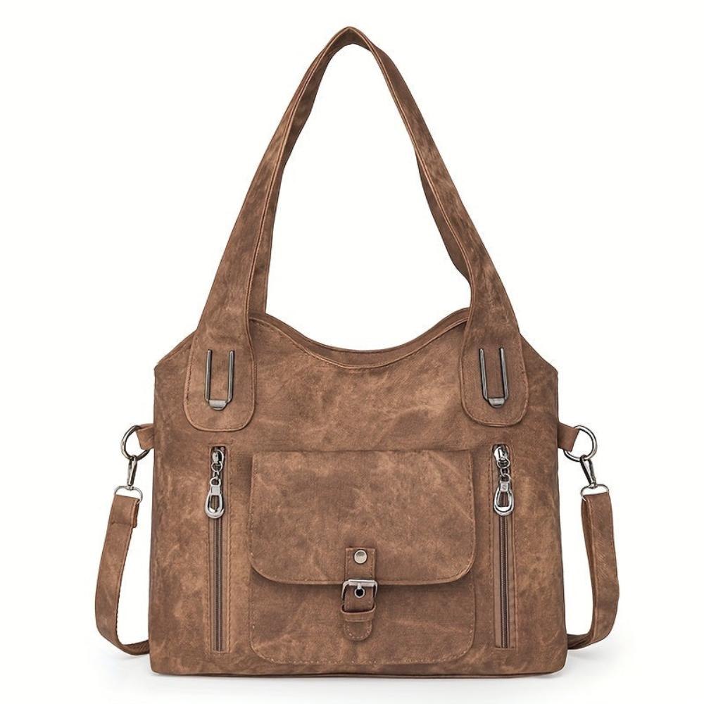 Elise | Vintage Leather Shoulder Bag