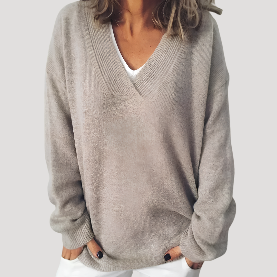 Maren | Deep V-Neck Sweater