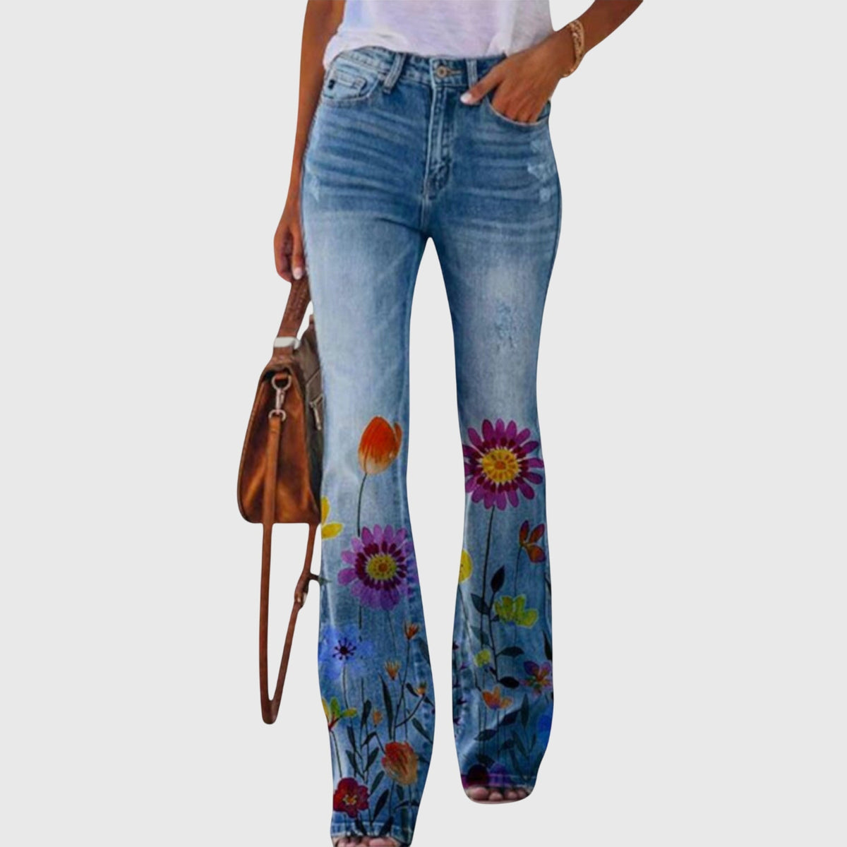 Florence | Floral Wide-Leg Pants