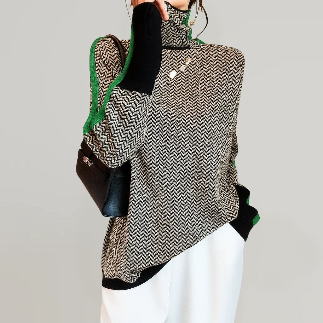 Martina | High-Neck Pullover Sweater