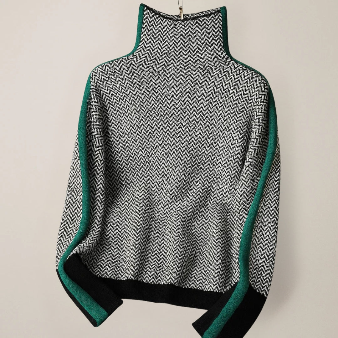 Martina | High-Neck Pullover Sweater