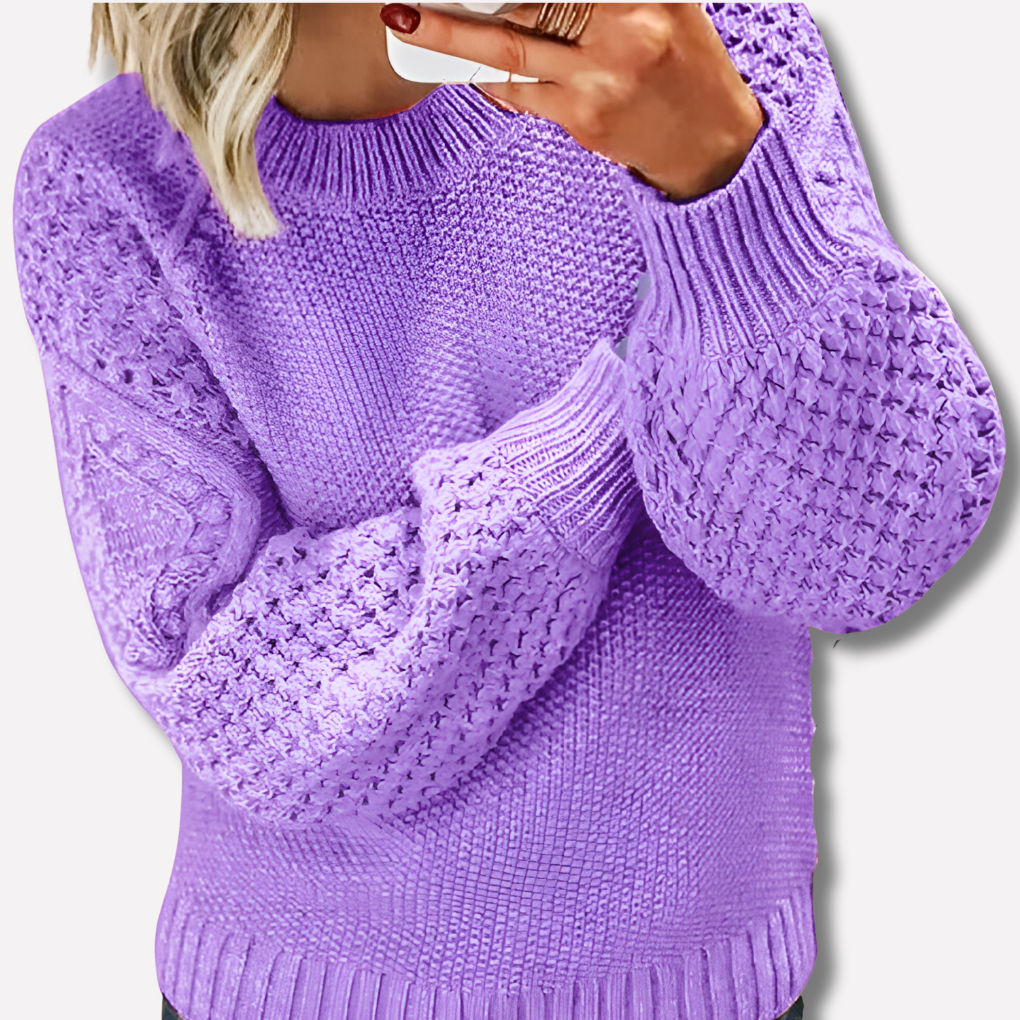 Clara | Elegant Warm Knit Sweater