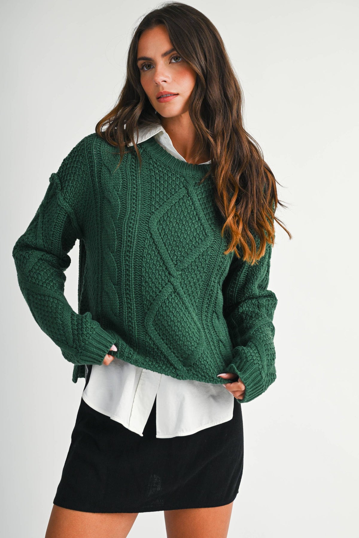 Adela | Cable Knit Sweater