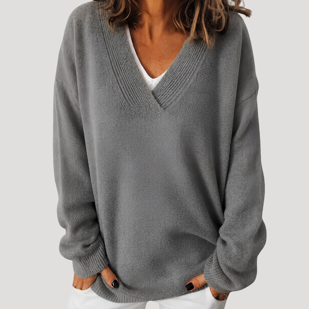 Maren | Deep V-Neck Sweater