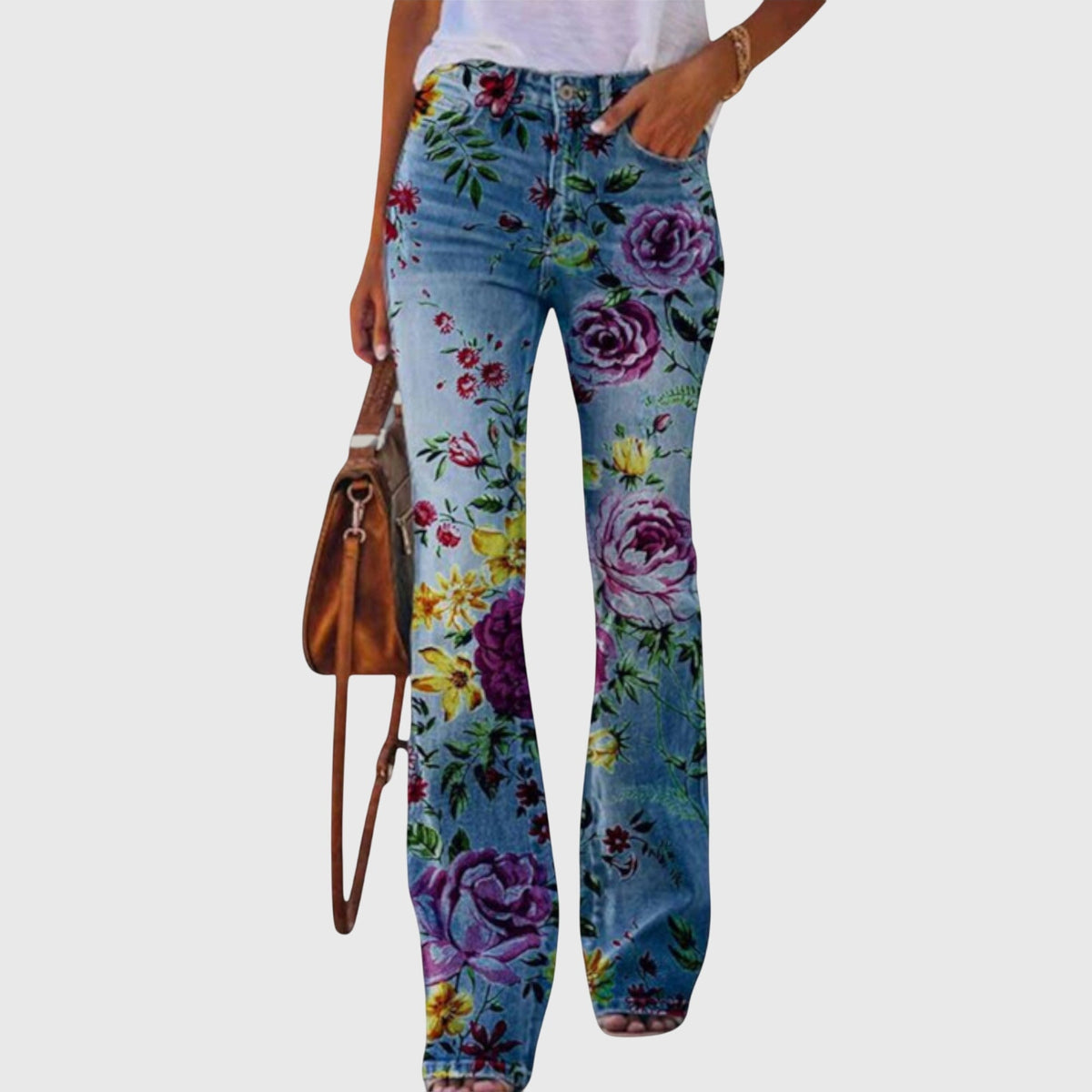 Florence | Floral Wide-Leg Pants