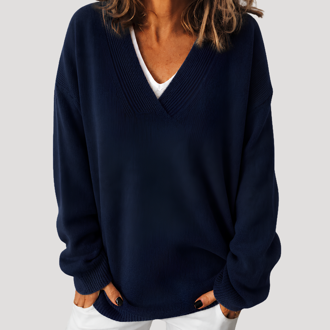 Maren | Deep V-Neck Sweater
