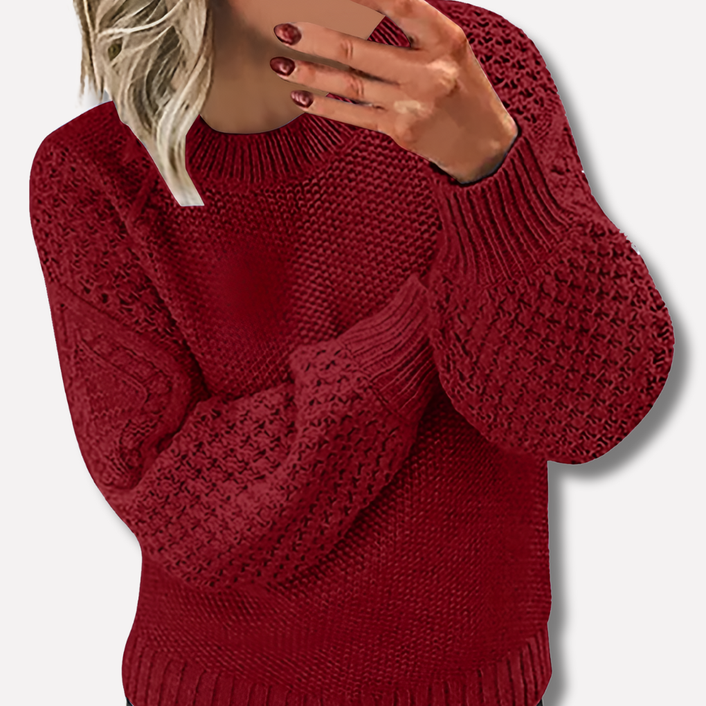Clara | Elegant Warm Knit Sweater