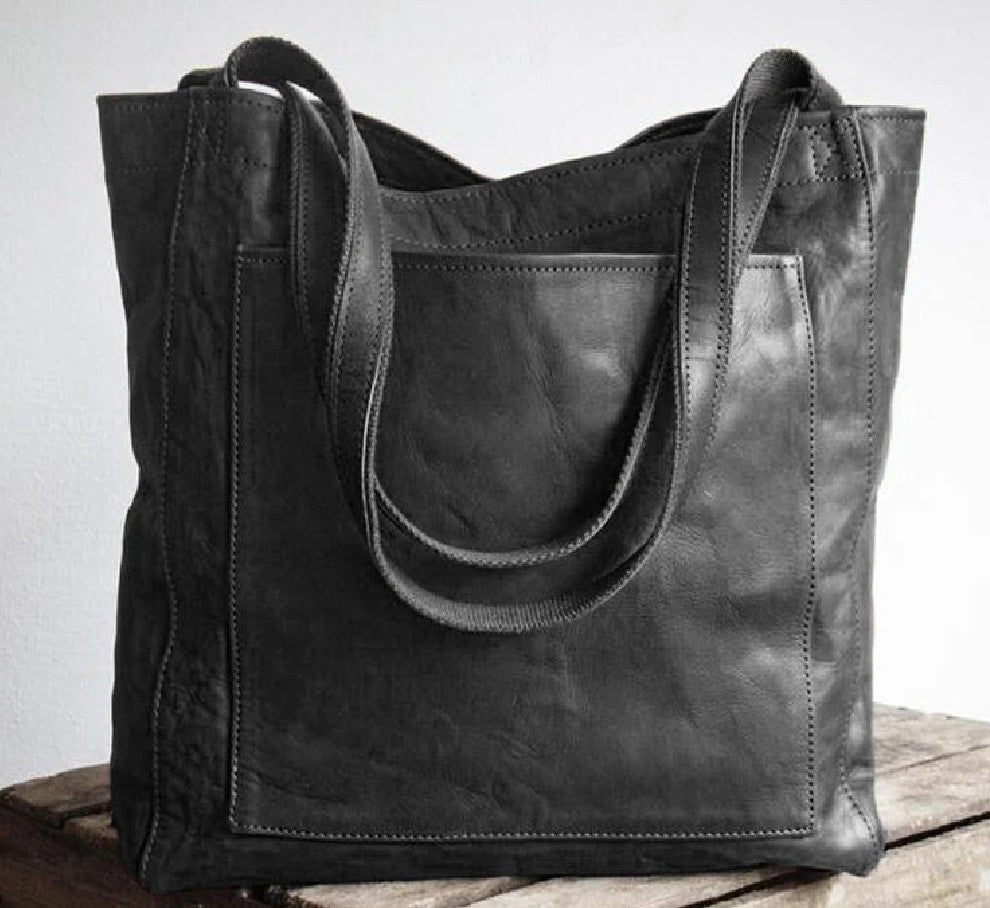 Pamela | Classic Vegan Leather Tote Bag