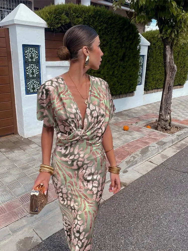 Clarissa | Twisted Knot Dress