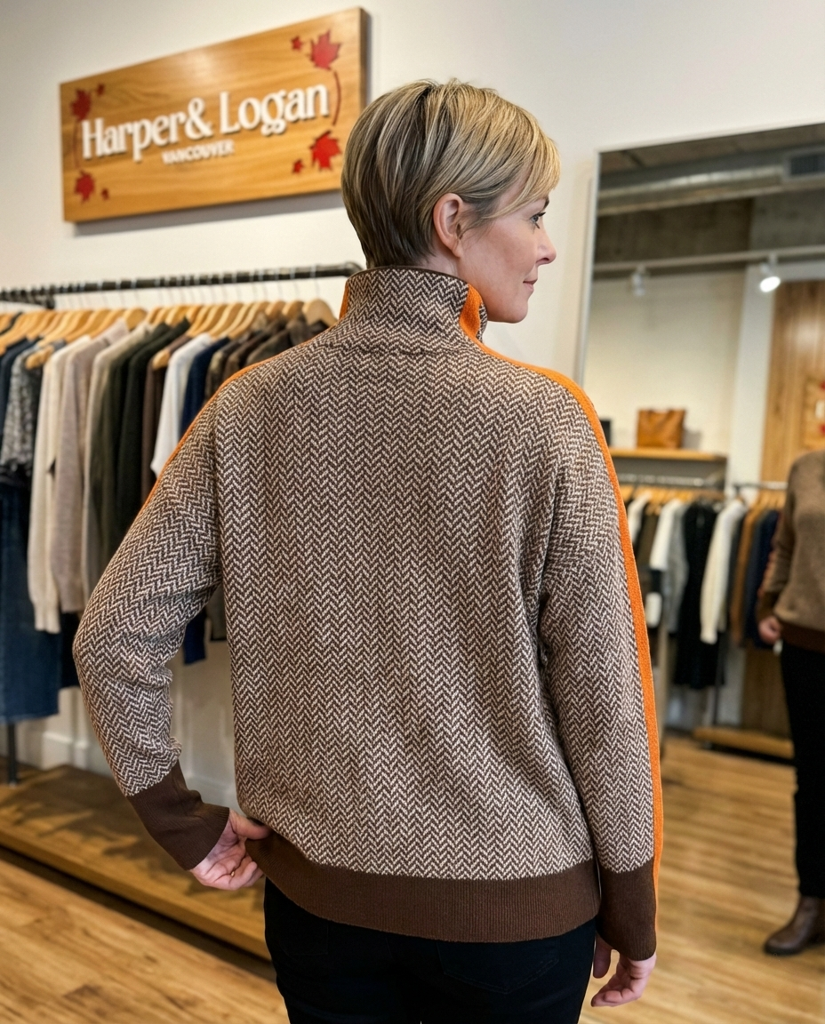 Martina | High-Neck Pullover Sweater