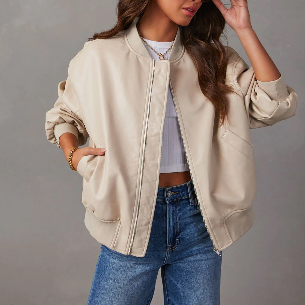 Liv | Leather Jacket
