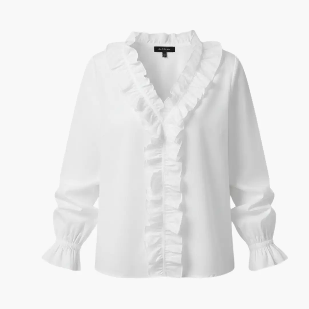 Sophie | Ruffle V-Neck Blouse