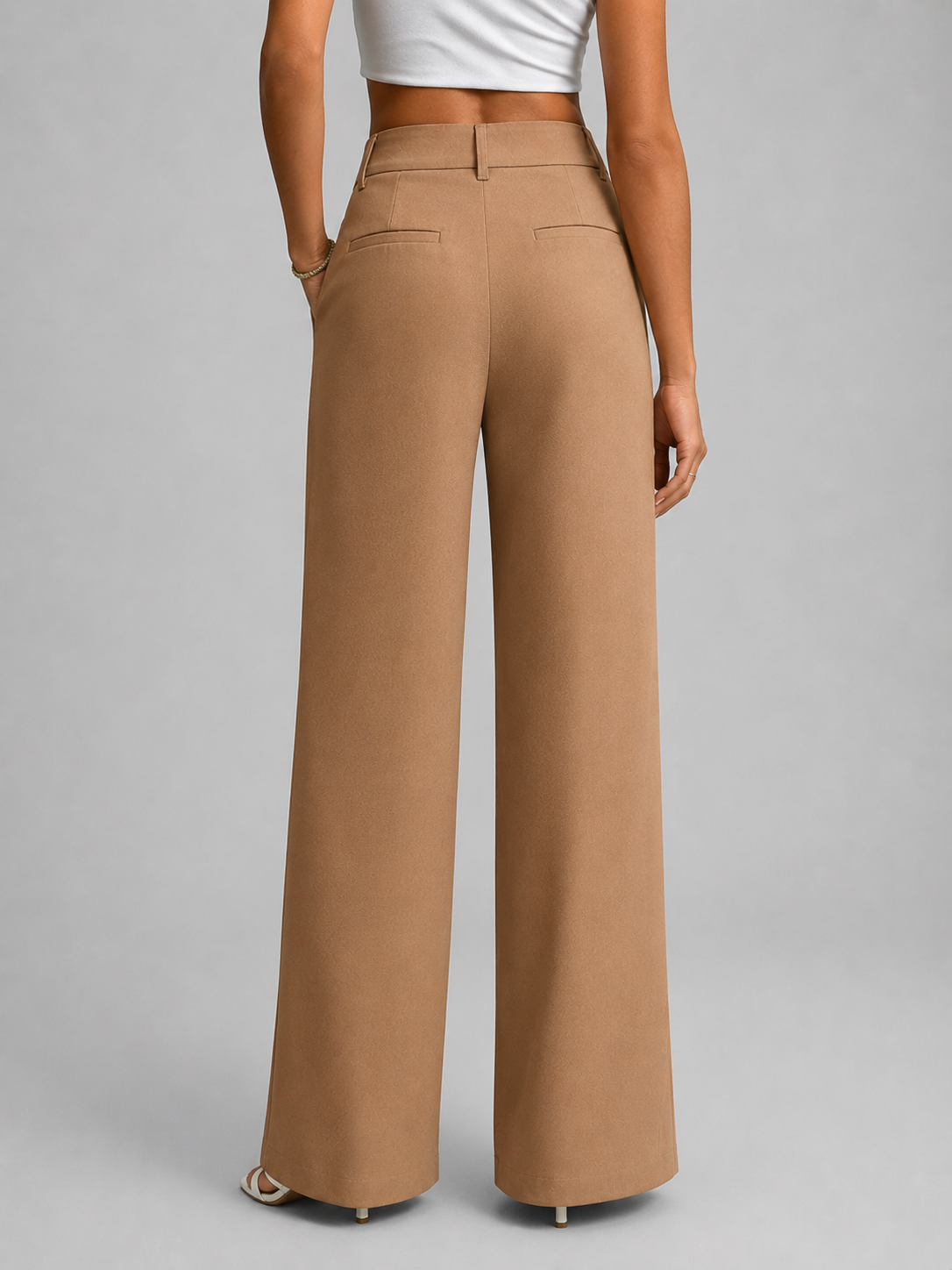 Margot | High-Waisted Wide-Leg Trousers