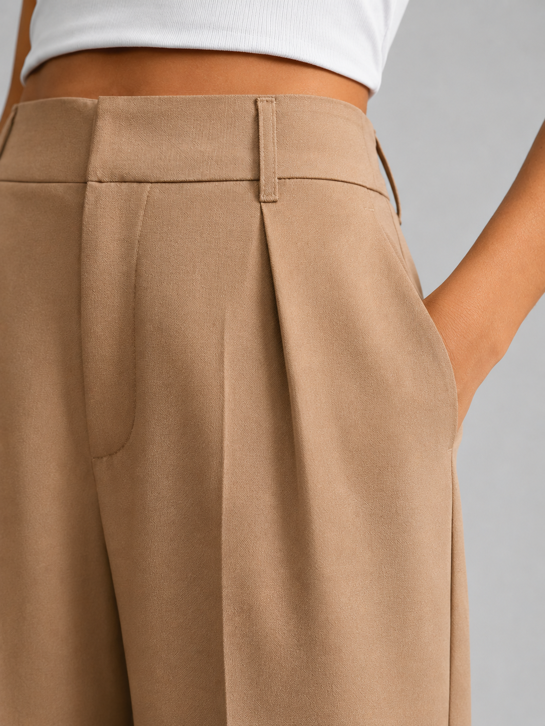 Margot | High-Waisted Wide-Leg Trousers