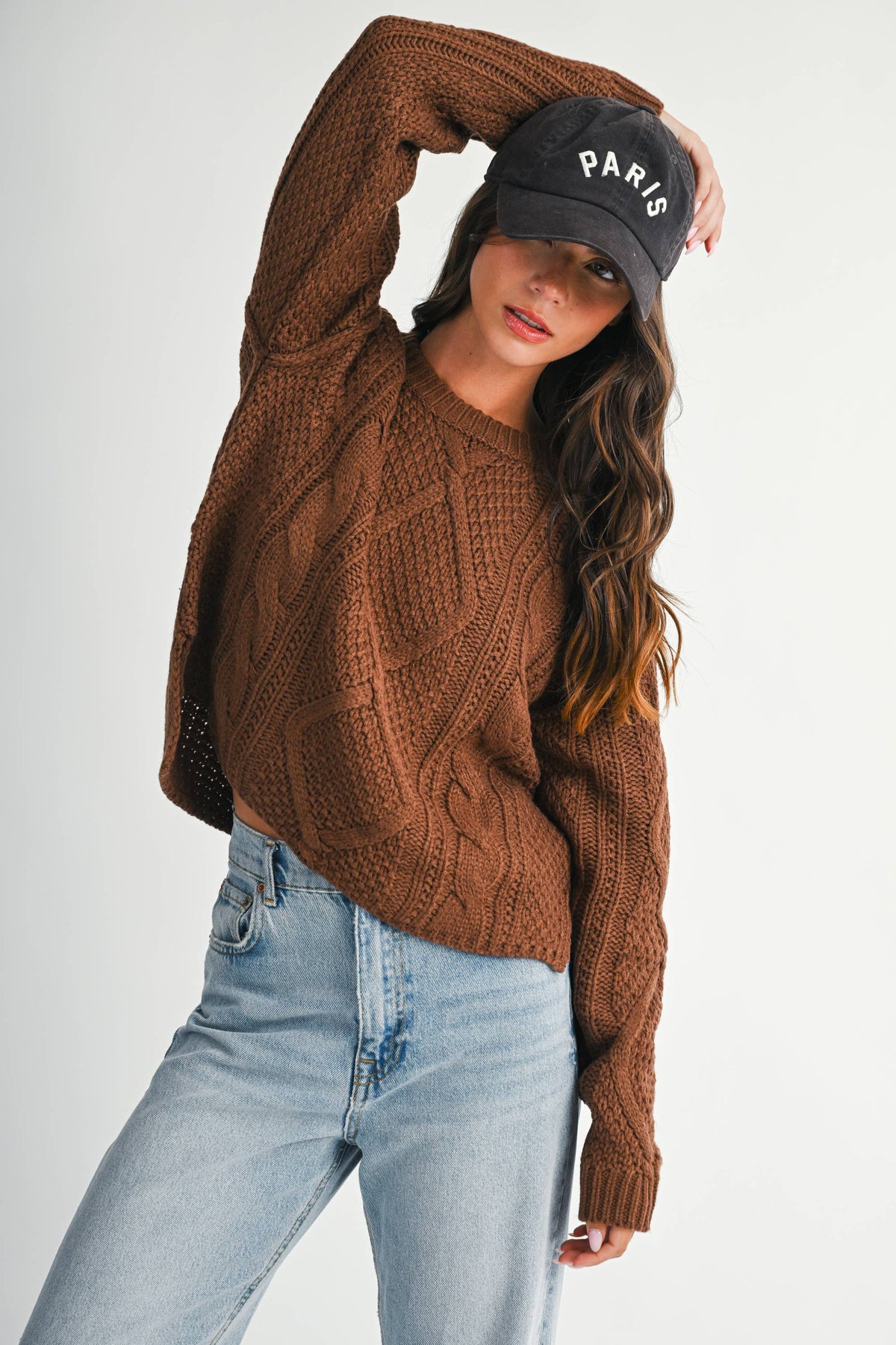 Adela | Cable Knit Sweater
