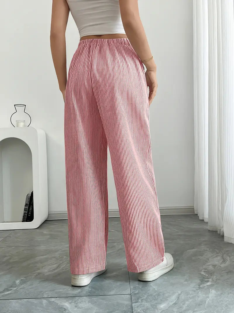 Karina | Striped Wide-Leg Pants