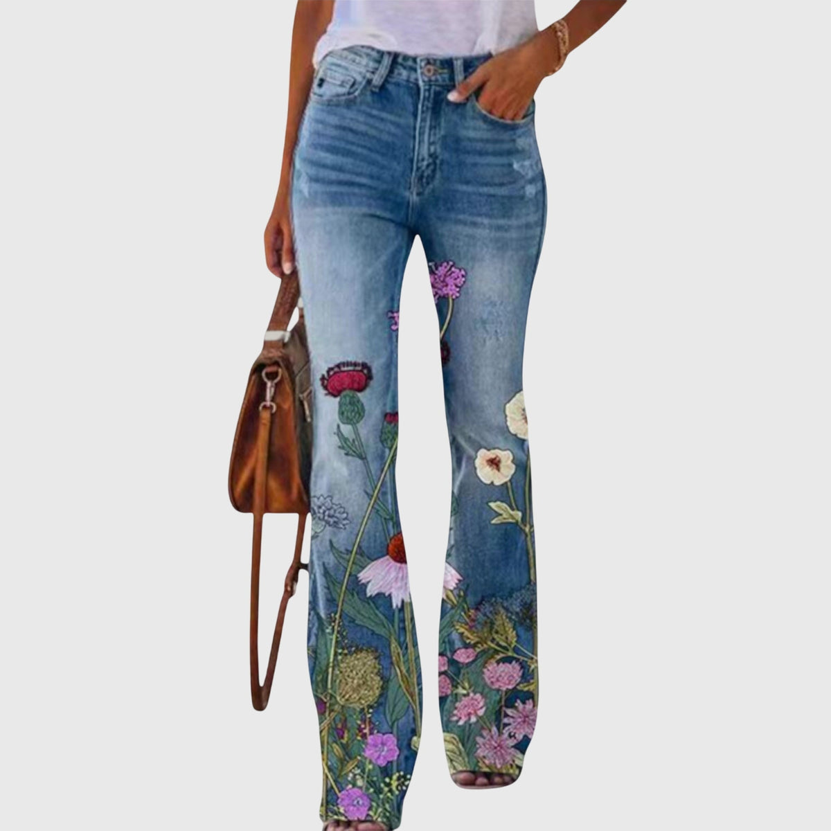 Florence | Floral Wide-Leg Pants