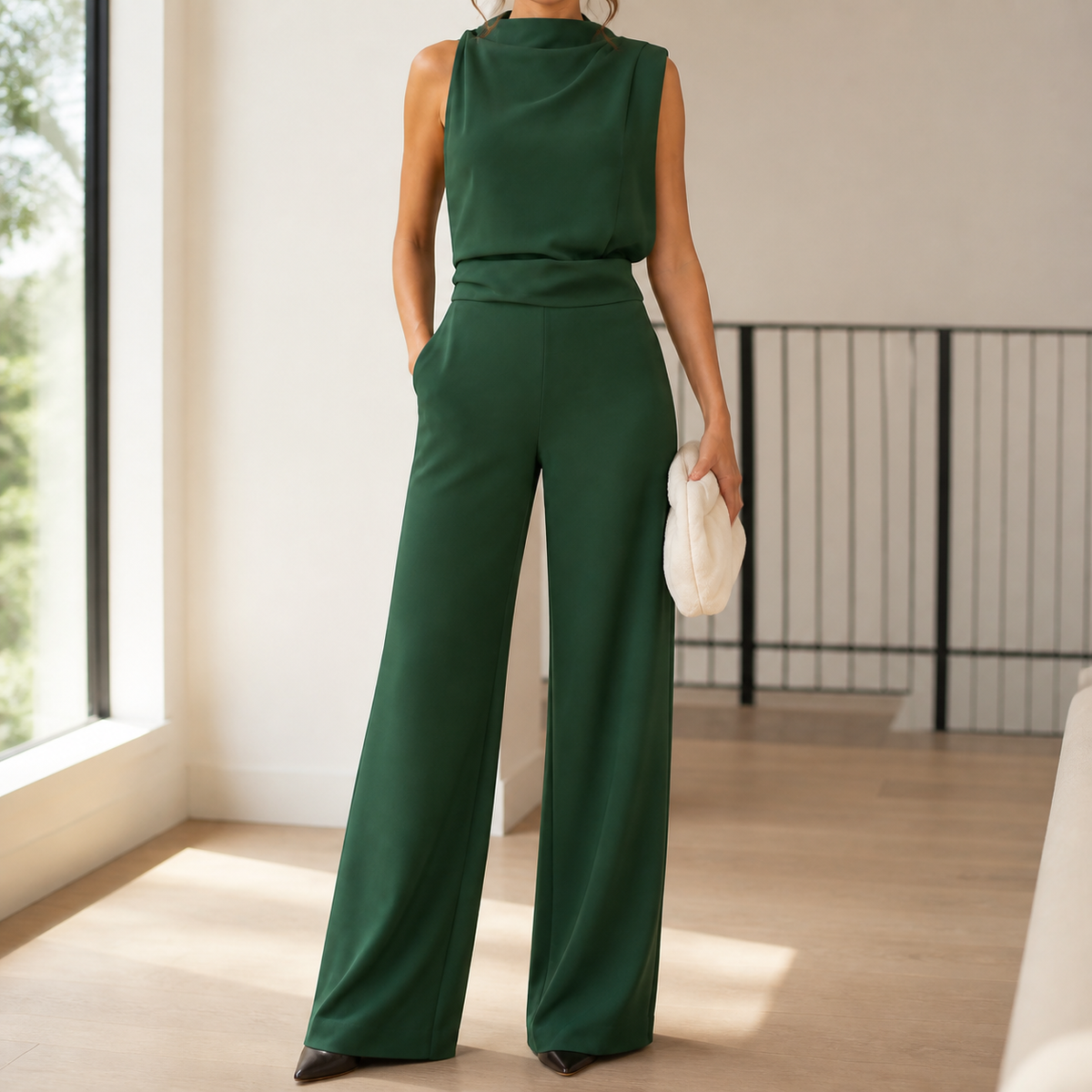 Dahlia-Louise | Wide-Leg Jumpsuit