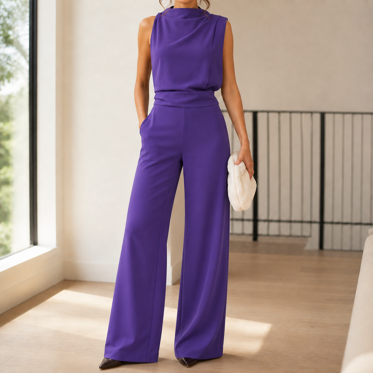 Dahlia-Louise | Wide-Leg Jumpsuit
