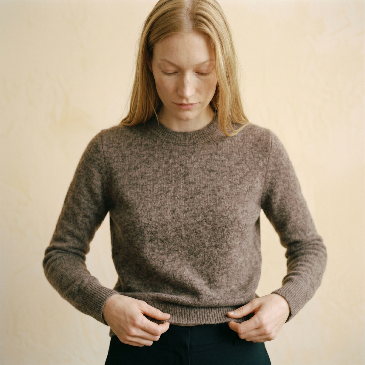 The Original | Undyed Cashmere Crewneck Sweater