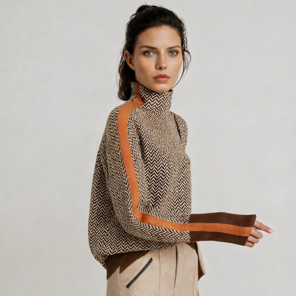 Martina | High-Neck Pullover Sweater
