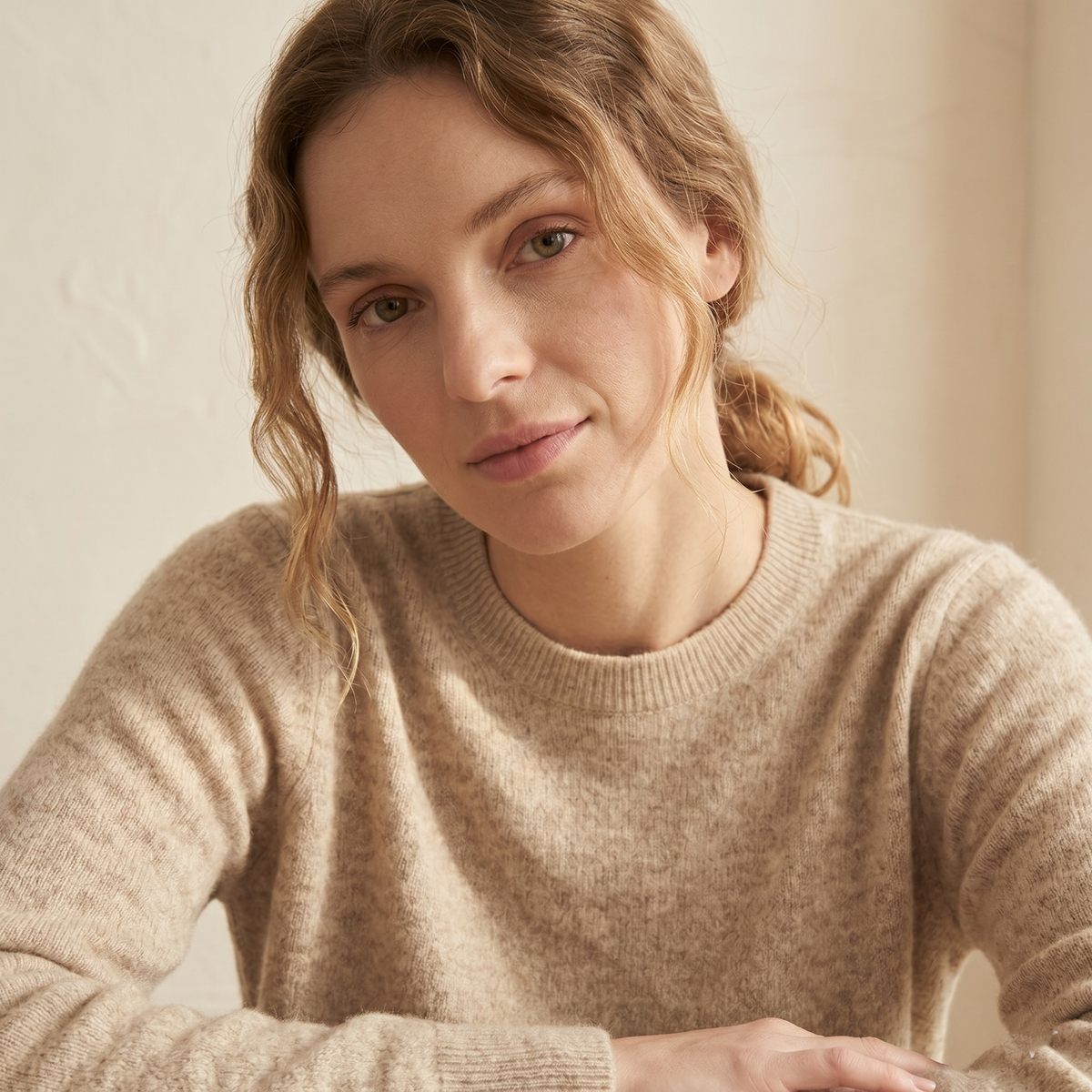 The Original | Undyed Cashmere Crewneck Sweater