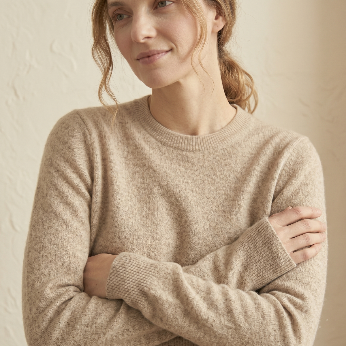 The Original | Undyed Cashmere Crewneck Sweater