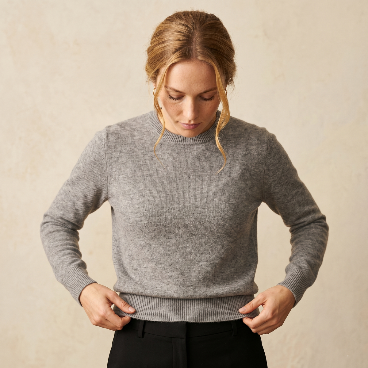 The Original | Undyed Cashmere Crewneck Sweater