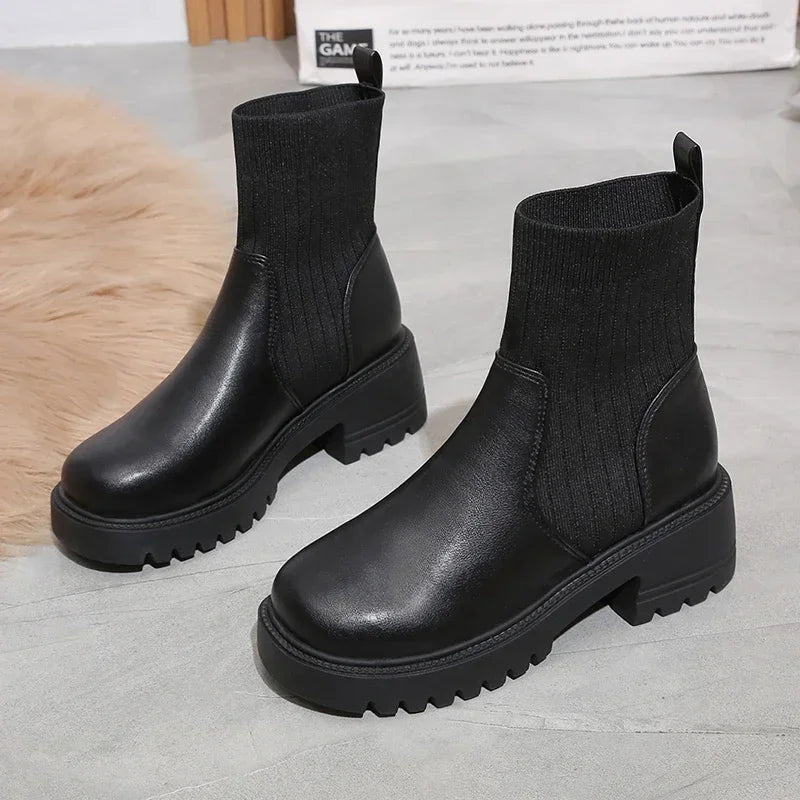Summer | Women's Platform Lug Sole Ankle Boots