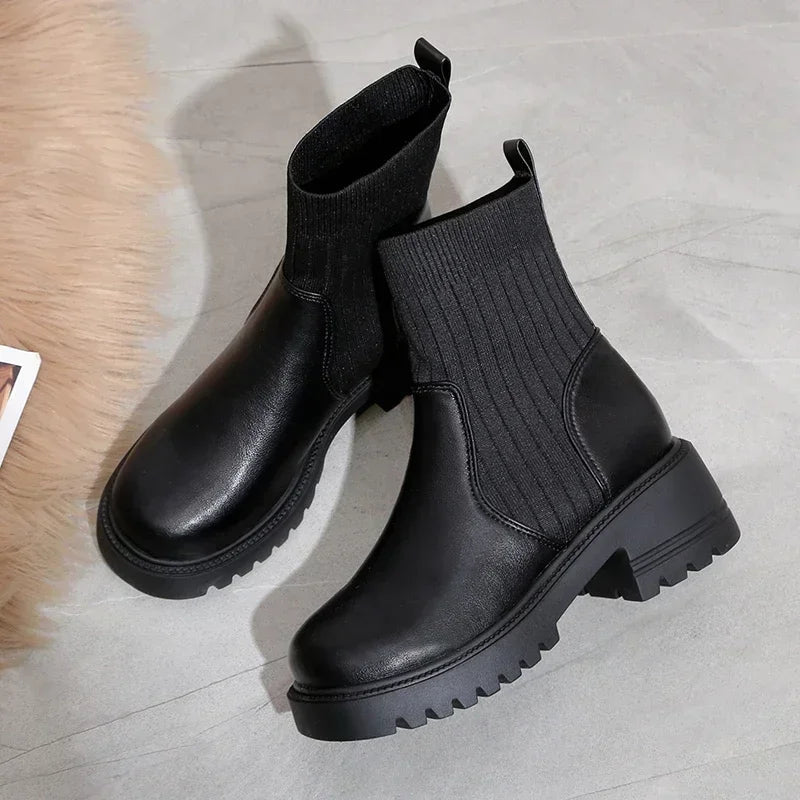Summer | Women's Platform Lug Sole Ankle Boots