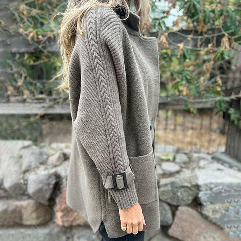 Isa | Women's Mid-Length Double-Breasted Coat