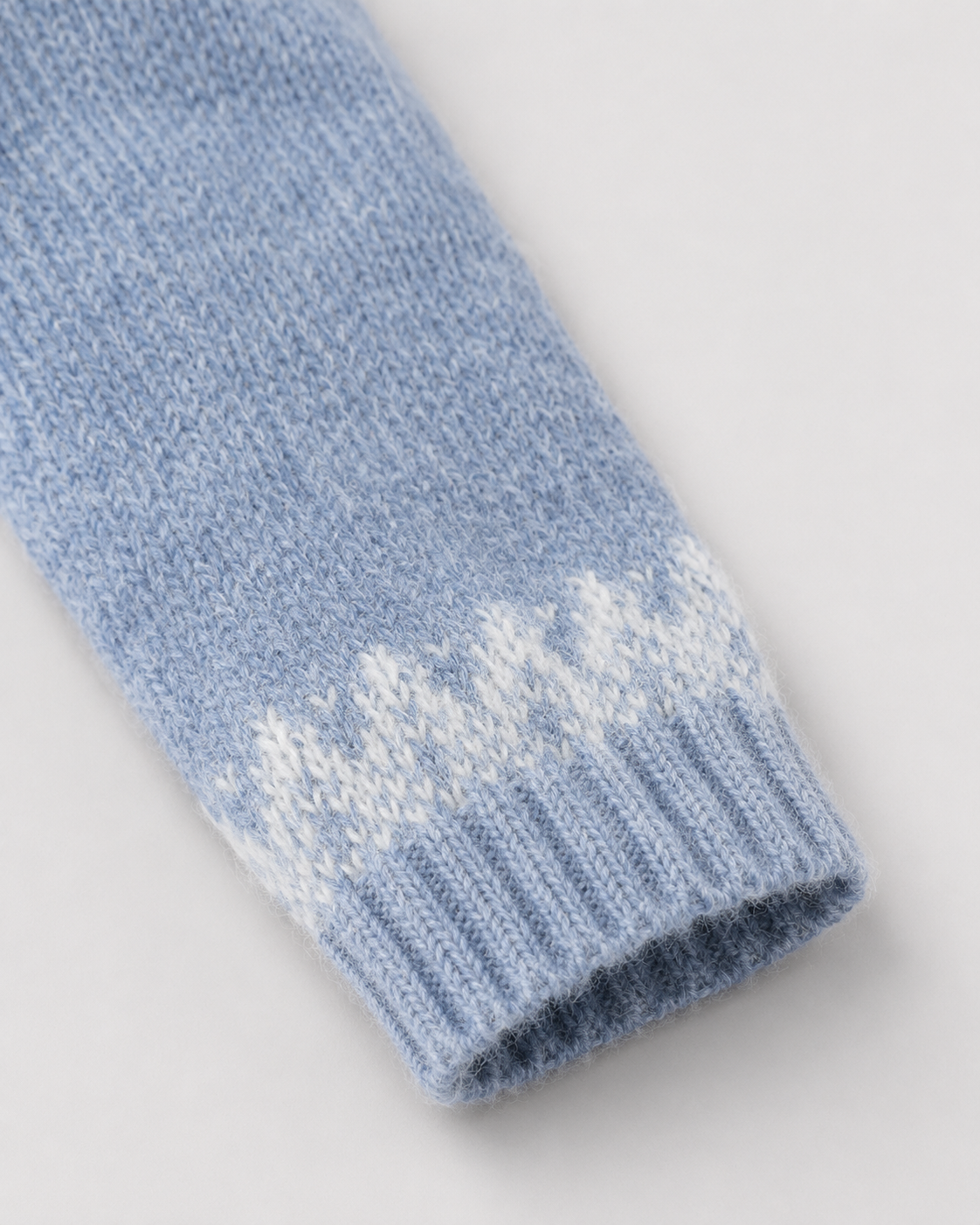 Women's Fair Isle Sweater, Snowflake Yoke and Raglan Sleeves