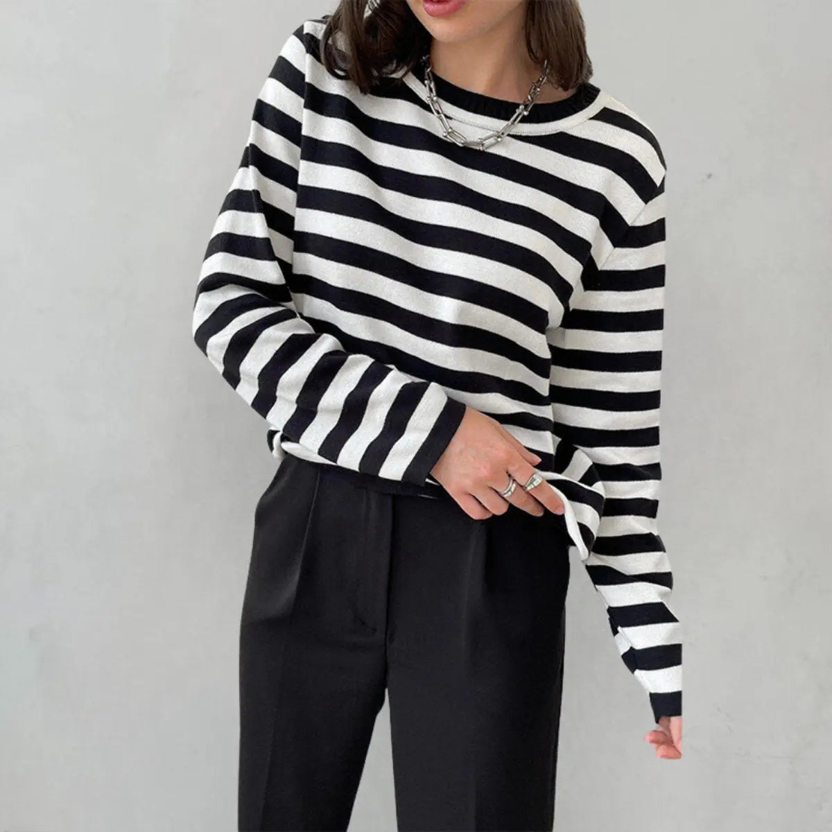 Rosie | Relaxed Striped Sweater
